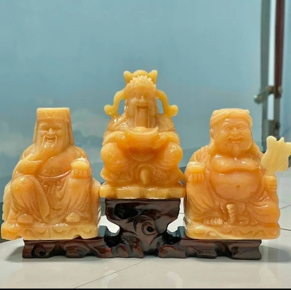 Tượng Thần Tài Thổ Địa Thần Tiền Ngọc Hoàng Long